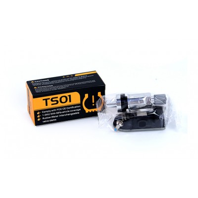 Датчик TPMS CGsulit TS01 315MHz + 433MHz, швидкофіксований, програмований, універсальний, металевий чорний