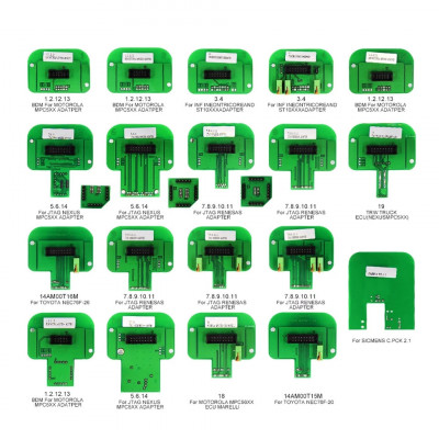 Набір із 22 BDM ЭБУ адаптерів для BDM100, KESS, KTAG, CMD, FGTECH, KTM100