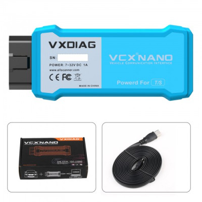 VXDIAG VCX NANO WiFi – діагностичний автосканер для Toyota/Lexus