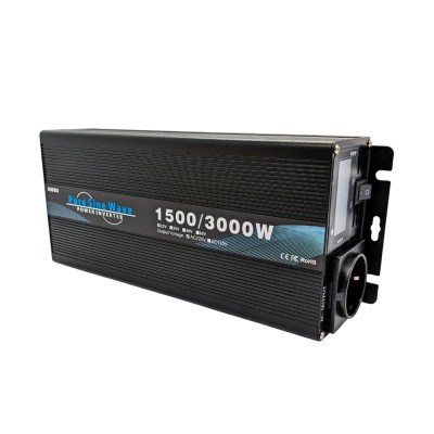 Инвертор HOULI HPOL0015U 1500/3000Вт (12V) с чистой синусоидой