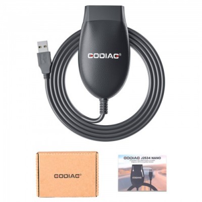 GODIAG GD101 J2534 -  диагностический адаптер, совместимый с J2534 Passthru, IDS, HDS, TIS, Forscan SDD, PCM-Flash, ELM327