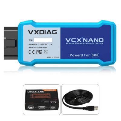VXDIAG VCX NANO WiFi – діагностичний автосканер для GM